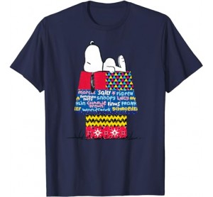 Peanuts - Snoopy Patchwork Doghouse T-Shirt